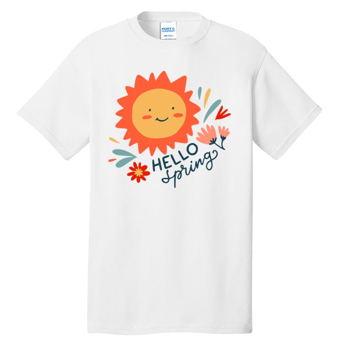 Hello Spring Sunset Floral Tall T-Shirt