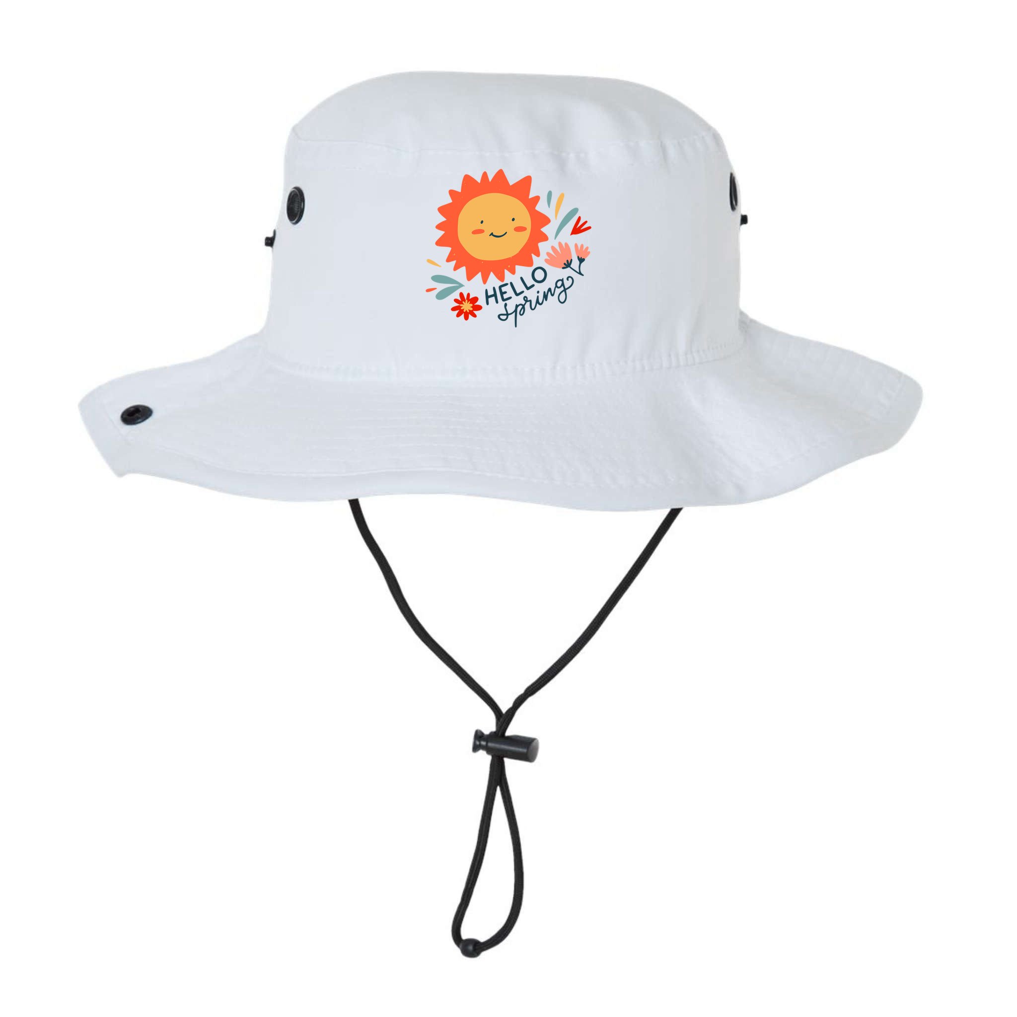 Hello Spring Sunset Floral Bucket Hat