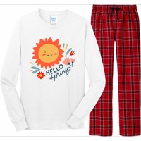 Hello Spring Sunset Floral Long Sleeve Pajama Set