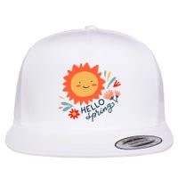 Hello Spring Sunset Floral Flatbill Hat