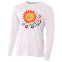 Hello Spring Sunset Floral Cooling Performance Long Sleeve Crew