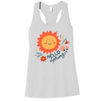 Hello Spring Sunset Floral Women's Racerback Tank