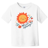 Hello Spring Sunset Floral Toddler T-Shirt