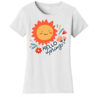 Hello Spring Sunset Floral Women's T-Shirt