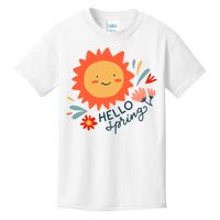 Hello Spring Sunset Floral Kids T-Shirt