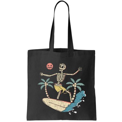 Hawaii Surfer Skeleton Halloween Beach Scary Spooky Surfers Bag