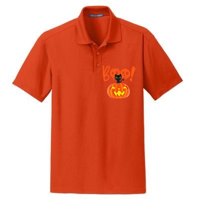 Halloween Spooky Season Dry Zone Grid Polo