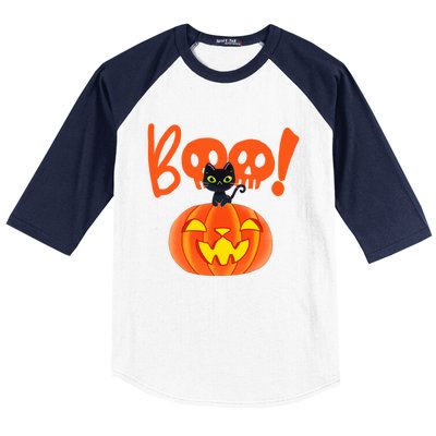 Halloween Spooky Season Baseball Sleeve Shirt