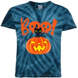 Halloween Spooky Season Kids Tie-Dye T-Shirt