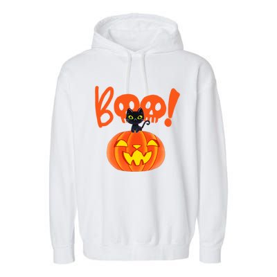 Halloween Spooky Season Garment-Dyed Fleece Hoodie