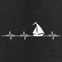 Heartbeat Sailing Sailboat Adult Drive Performance Visor