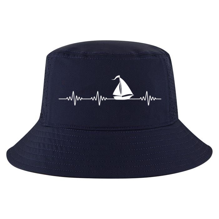 Heartbeat Sailing Sailboat Cool Comfort Performance Bucket Hat