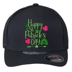 Happy St Saint Patricks Day Funny For Women Flexfit Unipanel Trucker Cap