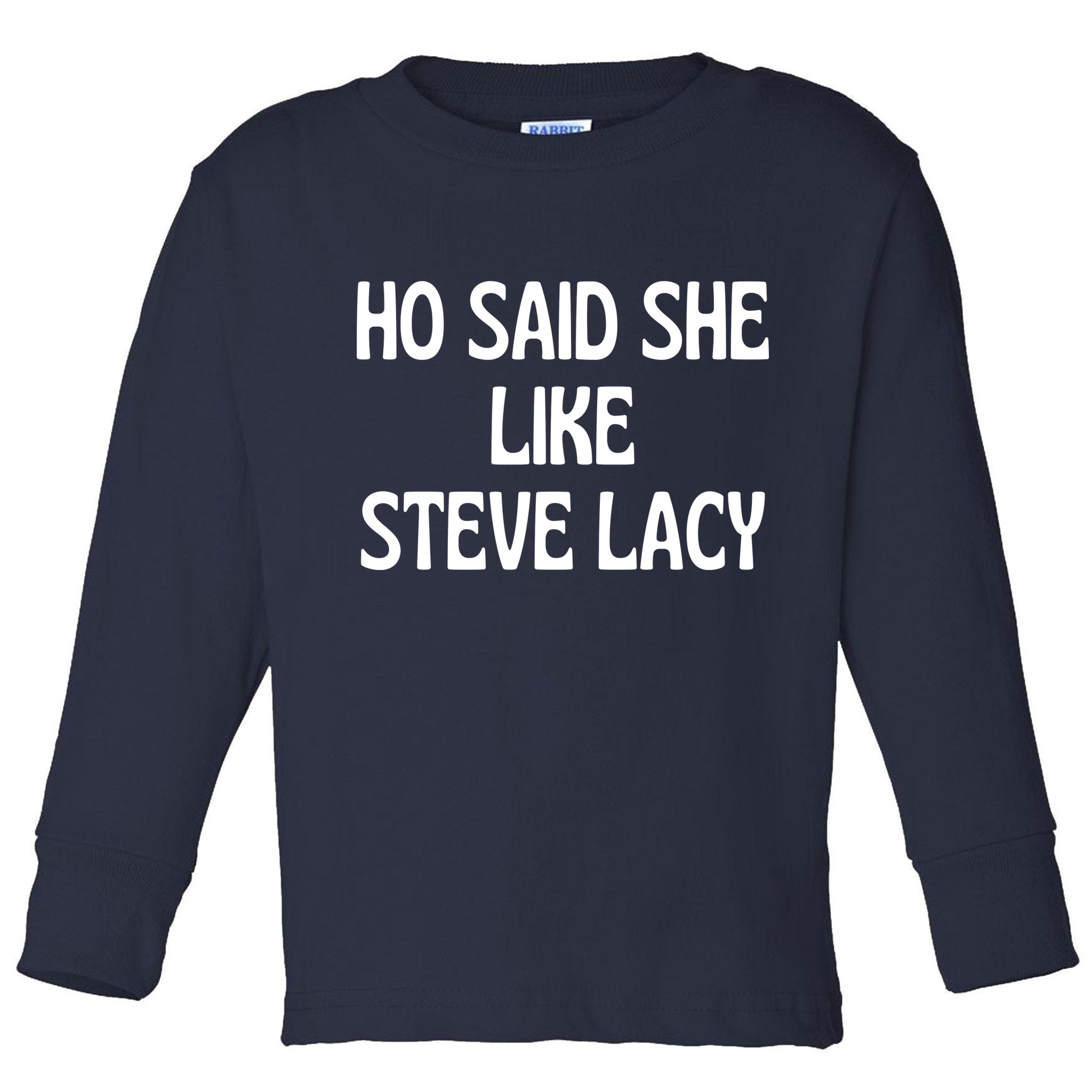 Ho Said She Like Steve Lacy Toddler Long Sleeve Shirt