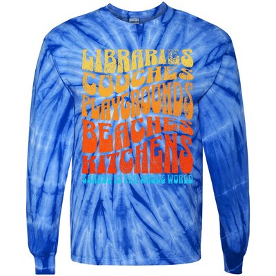 Homeschooler Student School Is The Whole World Tie-Dye Long Sleeve Shirt