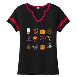 Halloween Spooky Season Ladies Halftime Notch Neck Tee