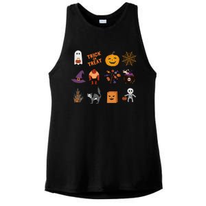 Halloween Spooky Season Ladies PosiCharge Tri-Blend Wicking Tank