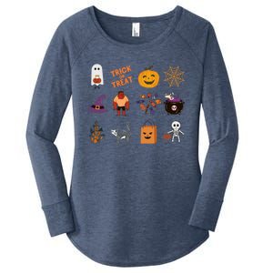 Halloween Spooky Season Women's Perfect Tri Tunic Long Sleeve Shirt