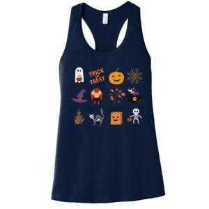 Halloween Spooky Season Women's Racerback Tank