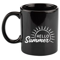 Hello Summer Sunset 11oz C Handle Ceramic Mug