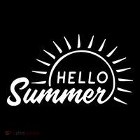 Hello Summer Sunset Flatbill Hat