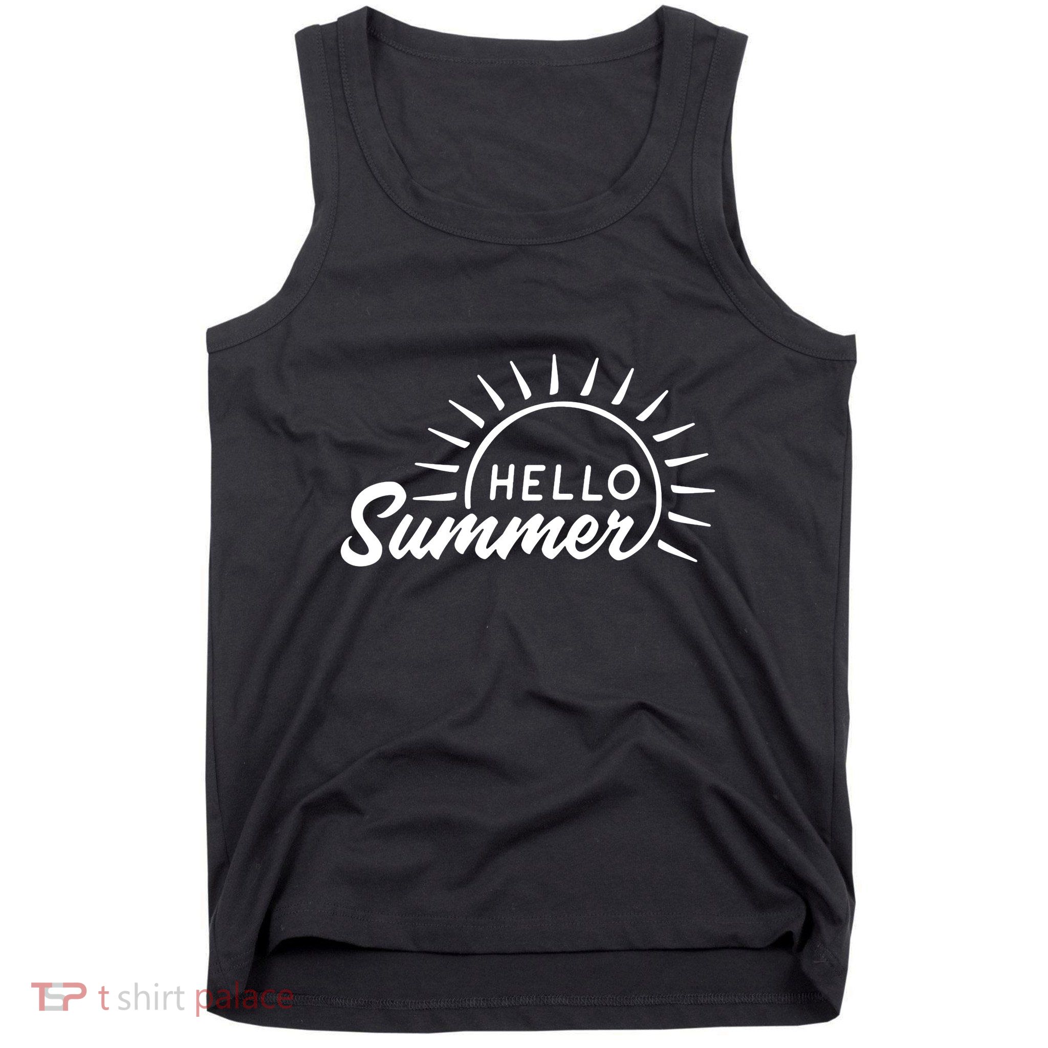 Hello Summer Sunset Tank Top