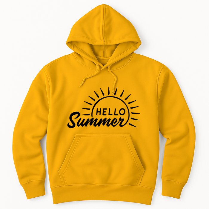 Hello Summer Sunset Hoodie