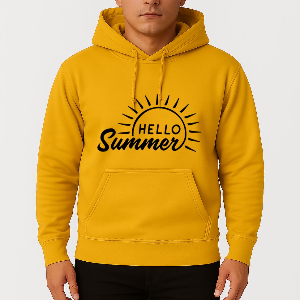 Hello Summer Sunset Hoodie