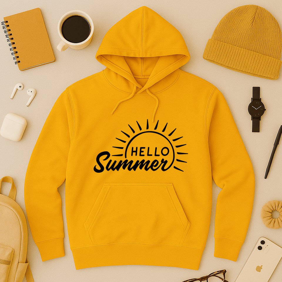 Hello Summer Sunset Hoodie