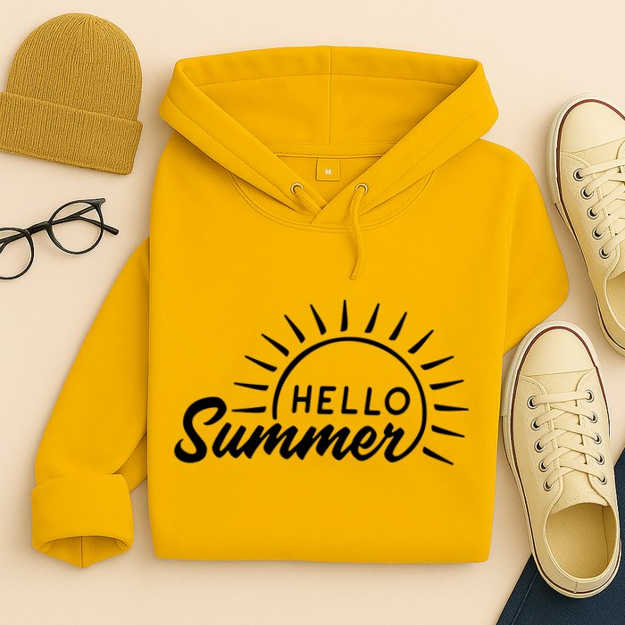 Hello Summer Sunset Hoodie