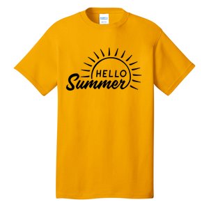 Hello Summer Sunset Tall T-Shirt