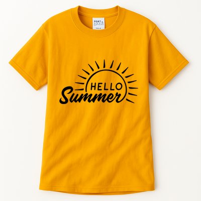 Hello Summer Sunset Tall T-Shirt