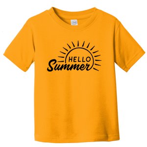 Hello Summer Sunset Toddler T-Shirt