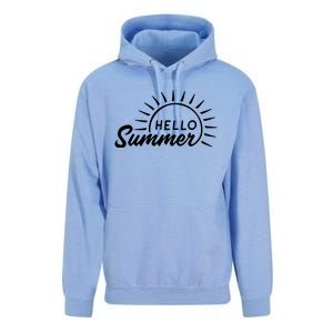 Hello Summer Sunset Unisex Surf Hoodie