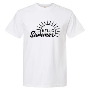 Hello Summer Sunset Garment-Dyed Heavyweight T-Shirt