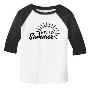 Hello Summer Sunset Toddler Fine Jersey T-Shirt