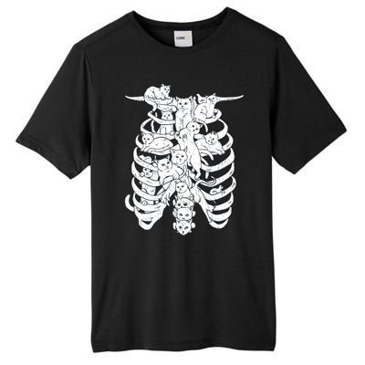 Human Skeleton Spine Cats Tall Fusion ChromaSoft Performance T-Shirt