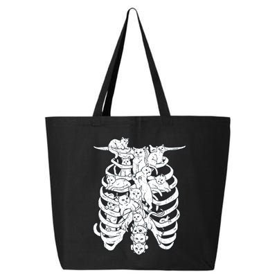Human Skeleton Spine Cats 25L Jumbo Tote