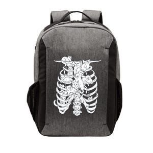 Human Skeleton Spine Cats Vector Backpack