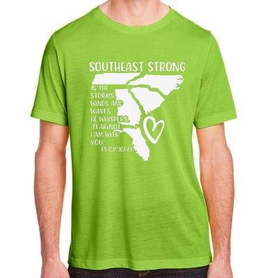 Hurricane Strong Southeast Strong Pray For North Carolina Adult ChromaSoft Performance T-Shirt