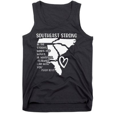 Hurricane Strong Southeast Strong Pray For North Carolina Tank Top