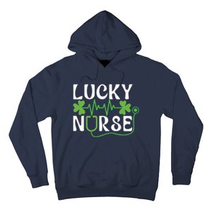 Hospital Shamrock Saint Patrick Day Lucky Nurse Hoodie