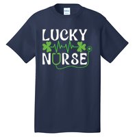 Hospital Shamrock Saint Patrick Day Lucky Nurse Tall T-Shirt