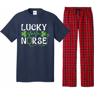 Hospital Shamrock Saint Patrick Day Lucky Nurse Pajama Set