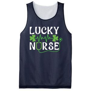 Hospital Shamrock Saint Patrick Day Lucky Nurse Mesh Reversible Basketball Jersey Tank