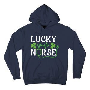 Hospital Shamrock Saint Patrick Day Lucky Nurse Tall Hoodie