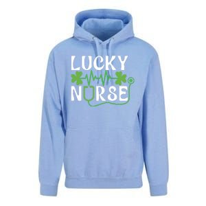 Hospital Shamrock Saint Patrick Day Lucky Nurse Unisex Surf Hoodie