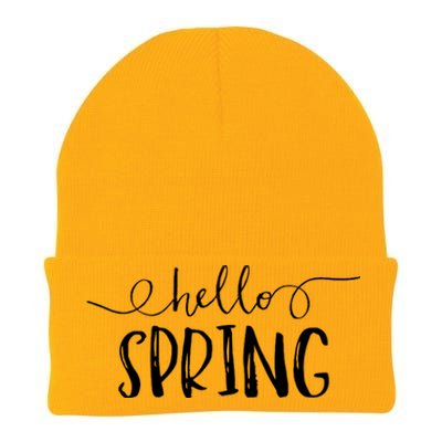 Hello Spring Season Knit Cap Winter Beanie