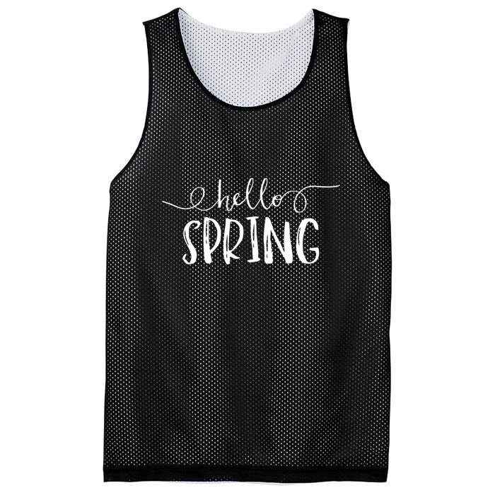 Hello Spring Season Mesh Reversible Basketball Jersey Tank