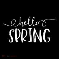 Hello Spring Season Pom Pom 12in Knit Beanie